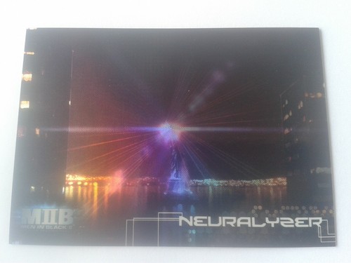 Men black neuralizer foil - black,